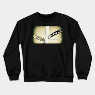 Ivy Avenue & La Brea Avenue, Inglewood, California by Mistah Wilson Crewneck Sweatshirt